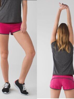 Lululemon | Speed Shorts Jewelled Magenta / Dashing Purple | Size 6